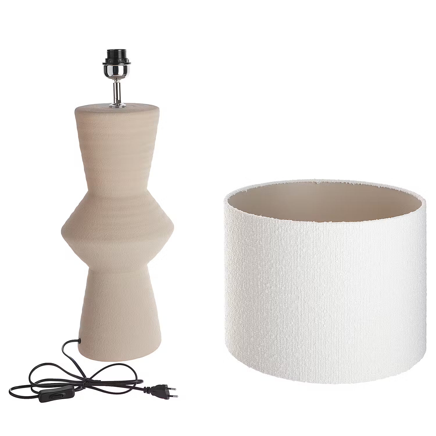 FREJA Tischleuchte - Keramik / Polyester / Polyacryl / Eisen  - 1-flammig