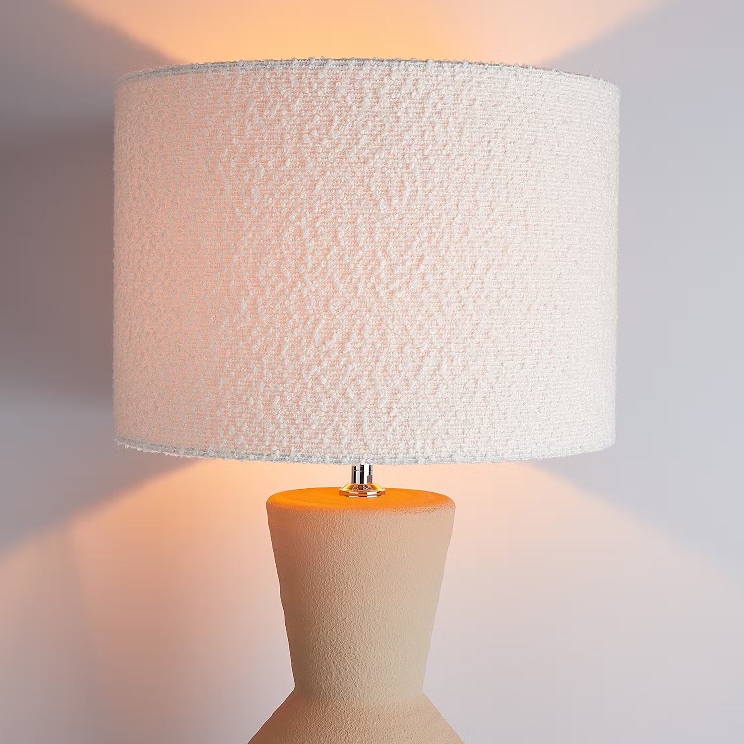 FREJA Tischleuchte - Keramik / Polyester / Polyacryl / Eisen  - 1-flammig
