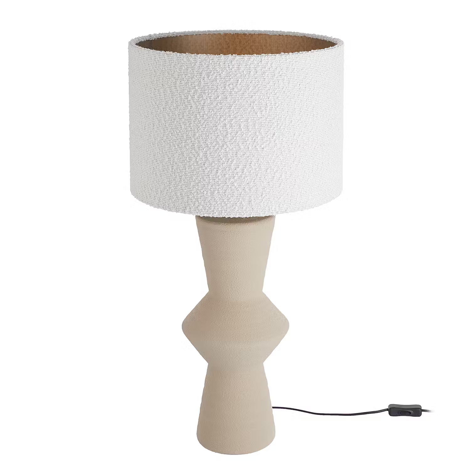 FREJA Tischleuchte - Keramik / Polyester / Polyacryl / Eisen  - 1-flammig