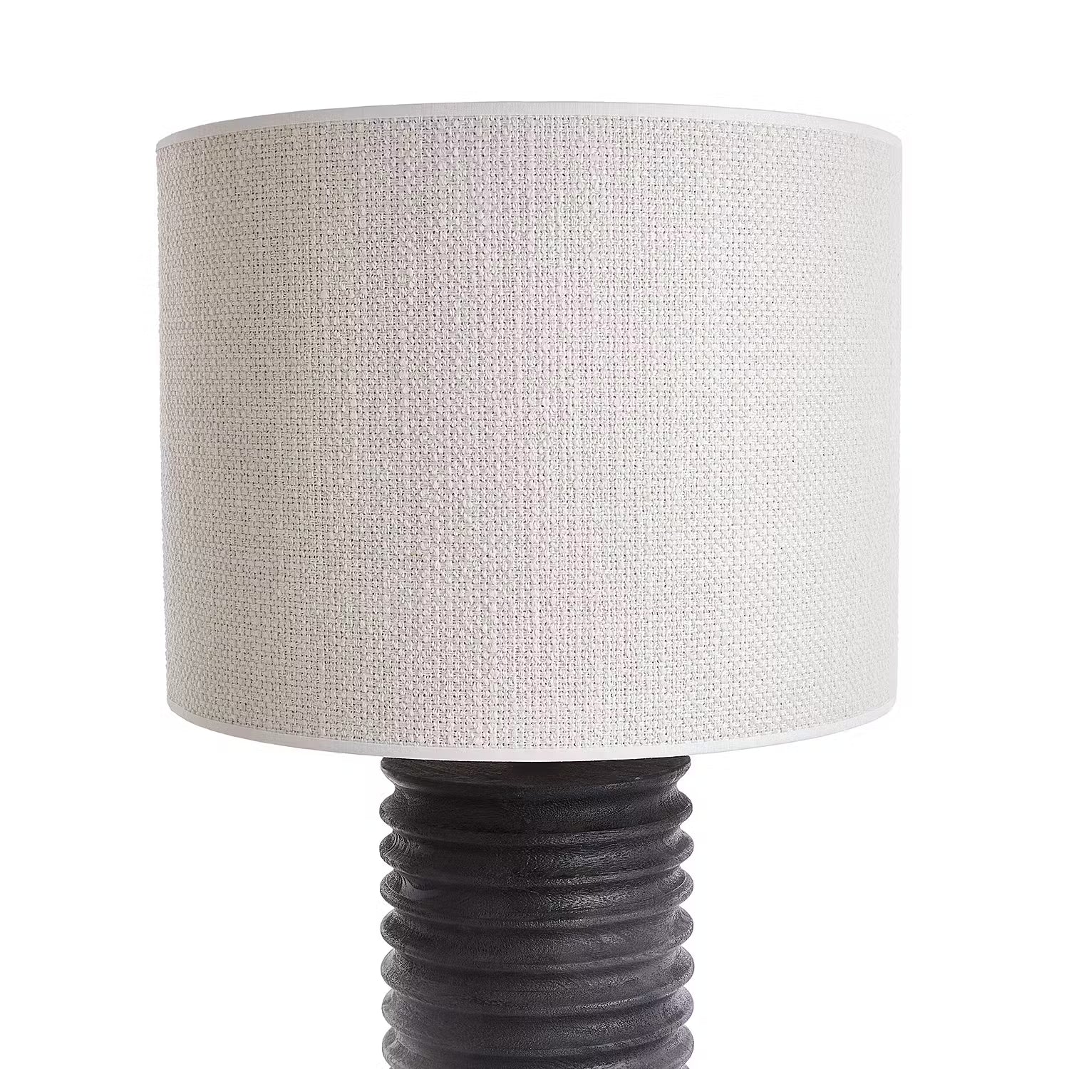 GROOVED Tischleuchte - Mangoholz / Polyethylen / Polyacryl / Eisen - 1-flammig