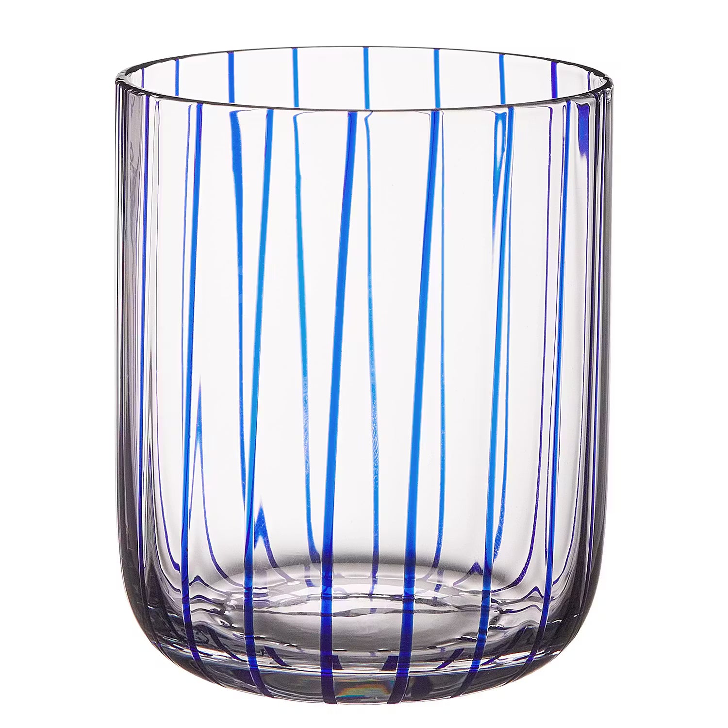 CHEERFUL Trinkglas-Set 4er-Set - Glas - Blau