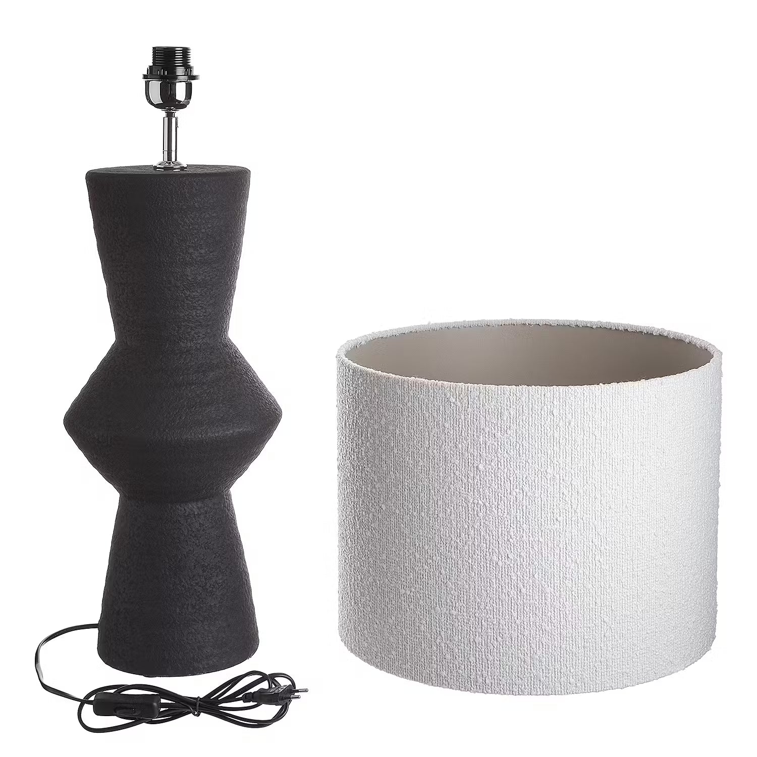 FREJA Tischleuchte - Keramik / Polyester / Polyacryl / Eisen  - 1-flammig