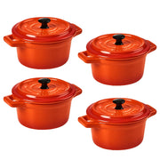 C'EST SI BON Mini-Auflaufform 4er-Set - Steinzeug - Orange