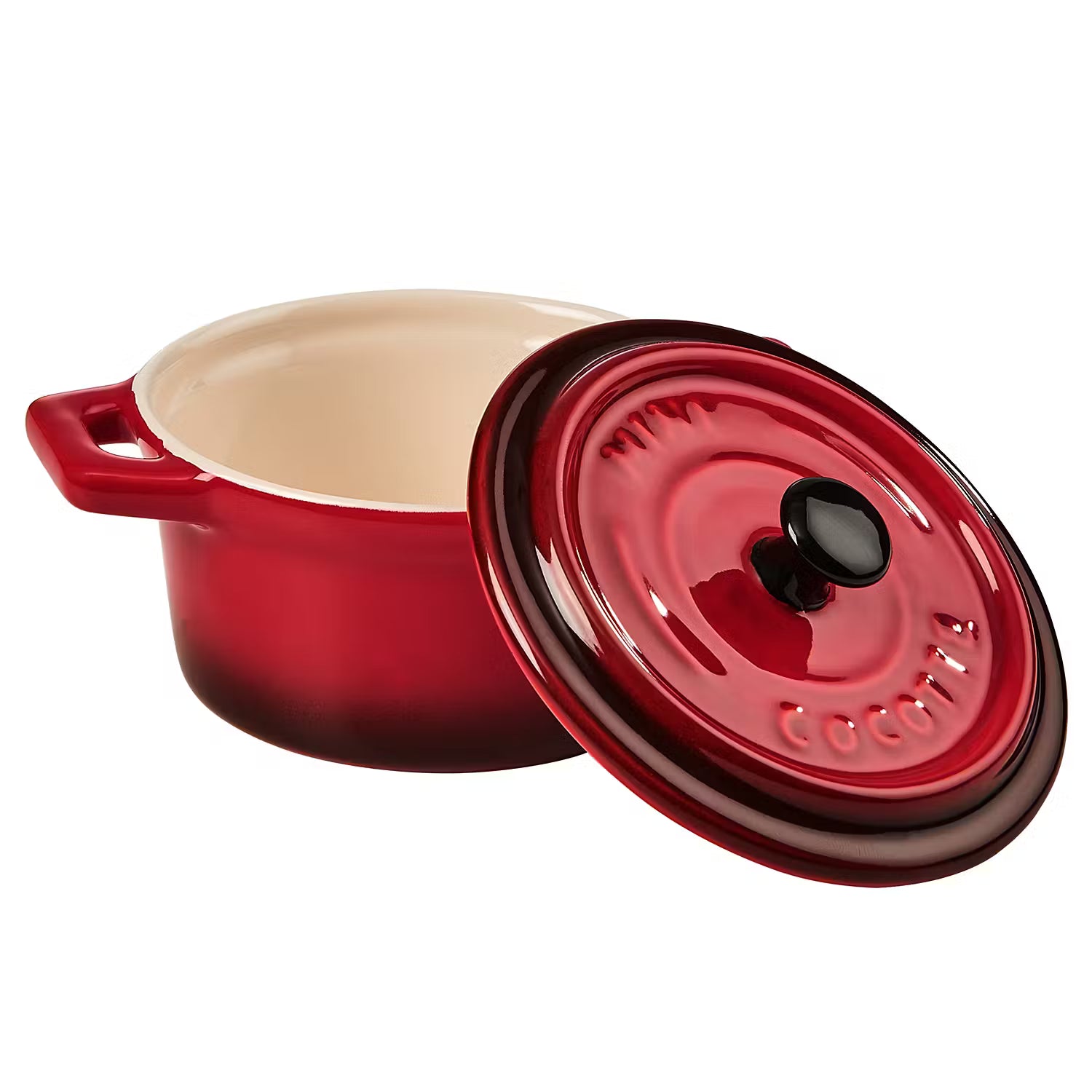 C'EST SI BON Mini-Auflaufform 4er-Set - Steinzeug - Rot