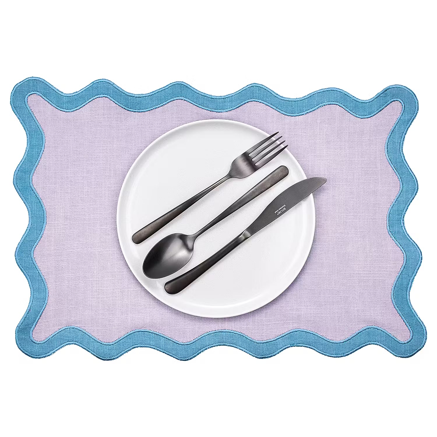CHICHI Platzset 4er-Set - Leinen / Baumwolle - Flieder