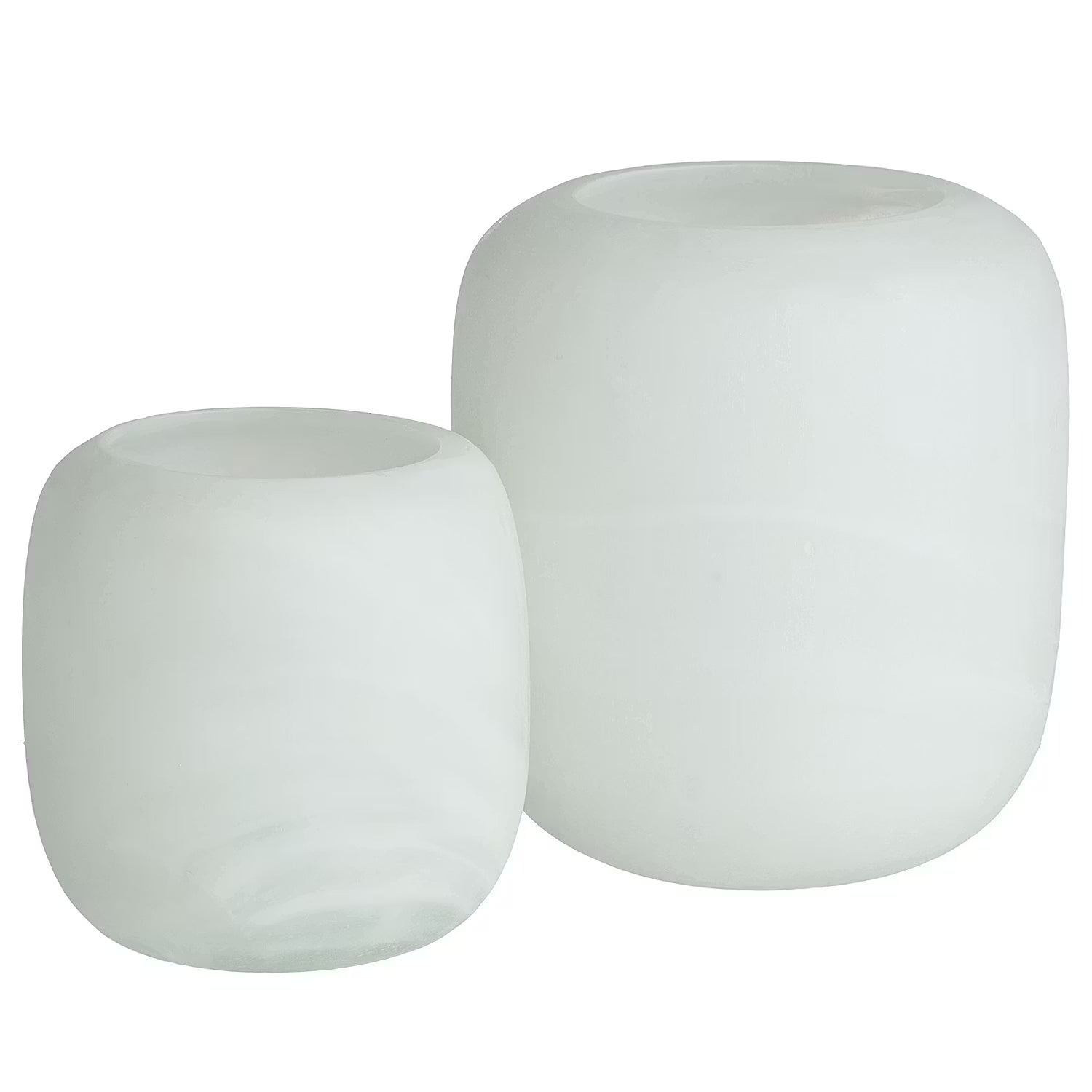 WHITE FLURRY Windlicht - Glas - Höhe: 13 cm