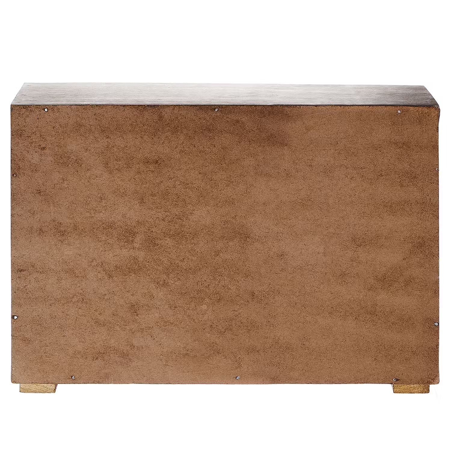 BALI Deko-Schrank - Mangoholz - Braun/Gold