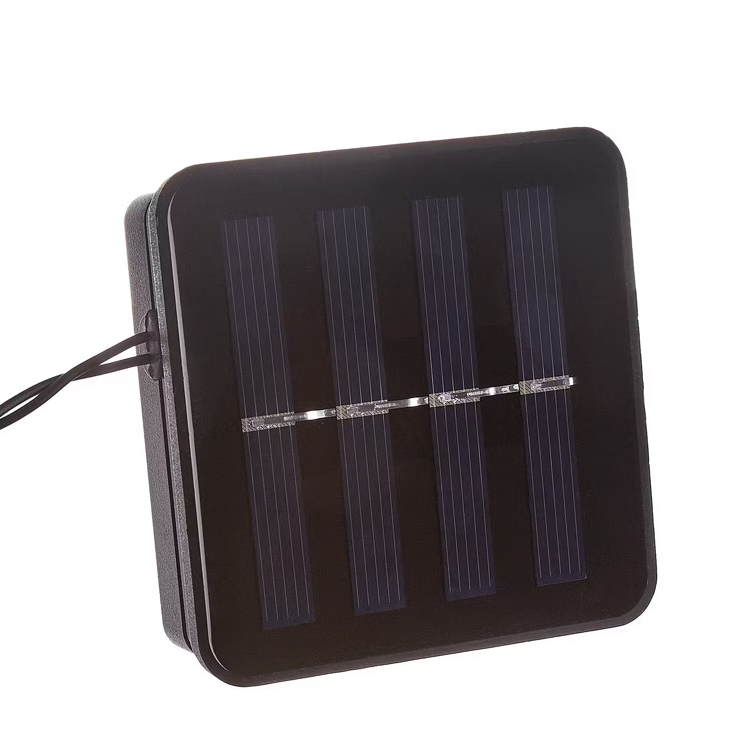 SOLARUS Solar Lichterkette - Metall /Kupfer / Jute - Schwarz