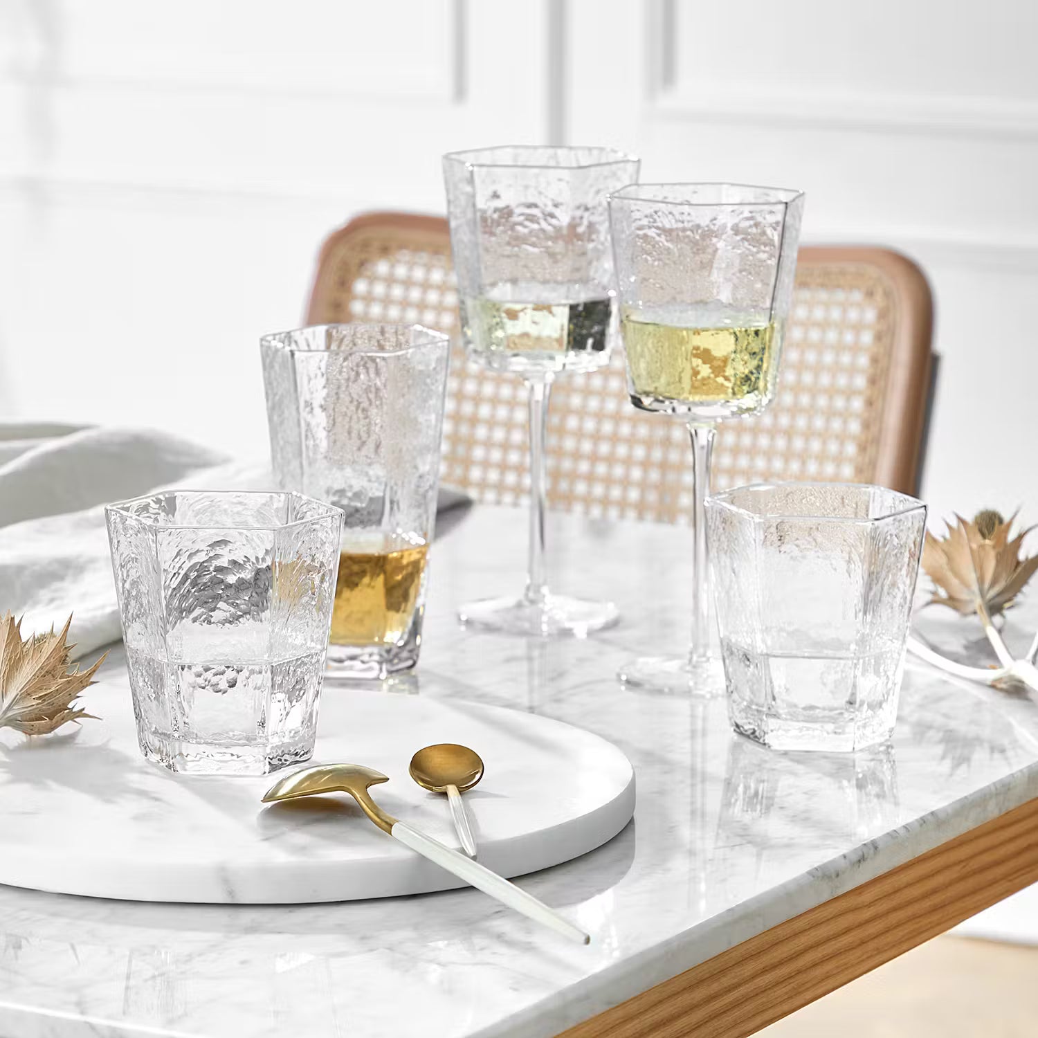 CUBES Weinglas 6er-Set - Glas - Transparent