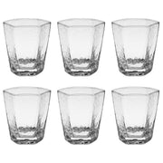 CUBES Trinkglas 6er-Set - Glas - Transparent