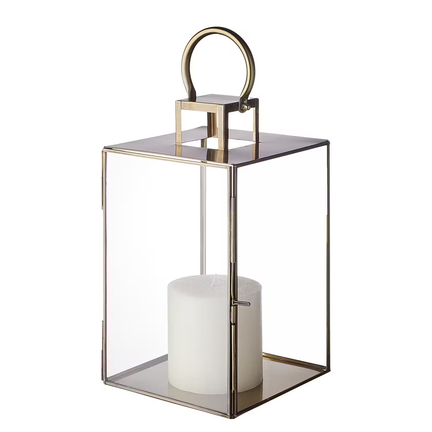 GLAM Laterne - Eisen / Glas - Gold