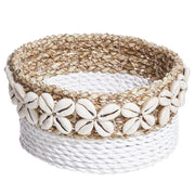 SEASHELL Korbschale mit Muscheln