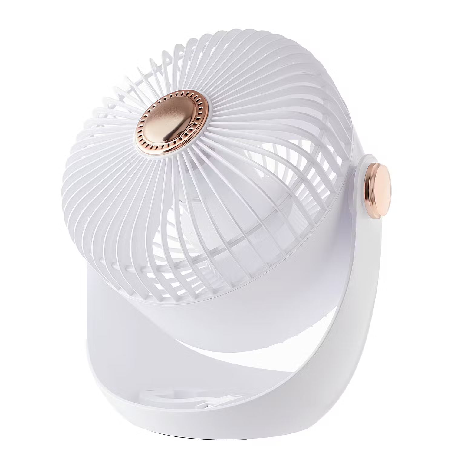 AIR WAVE Ventilator aufladbar - Kunststoff / Polypropylen / ABS - Weiß