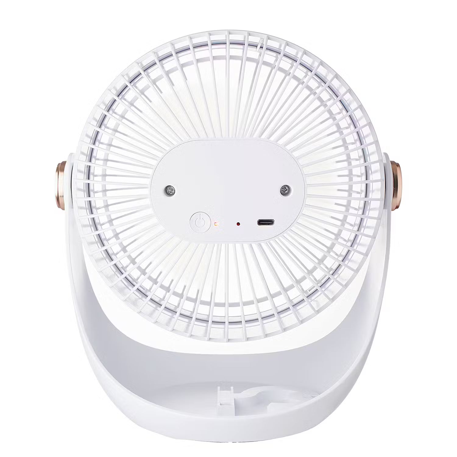 AIR WAVE Ventilator aufladbar - Kunststoff / Polypropylen / ABS - Weiß