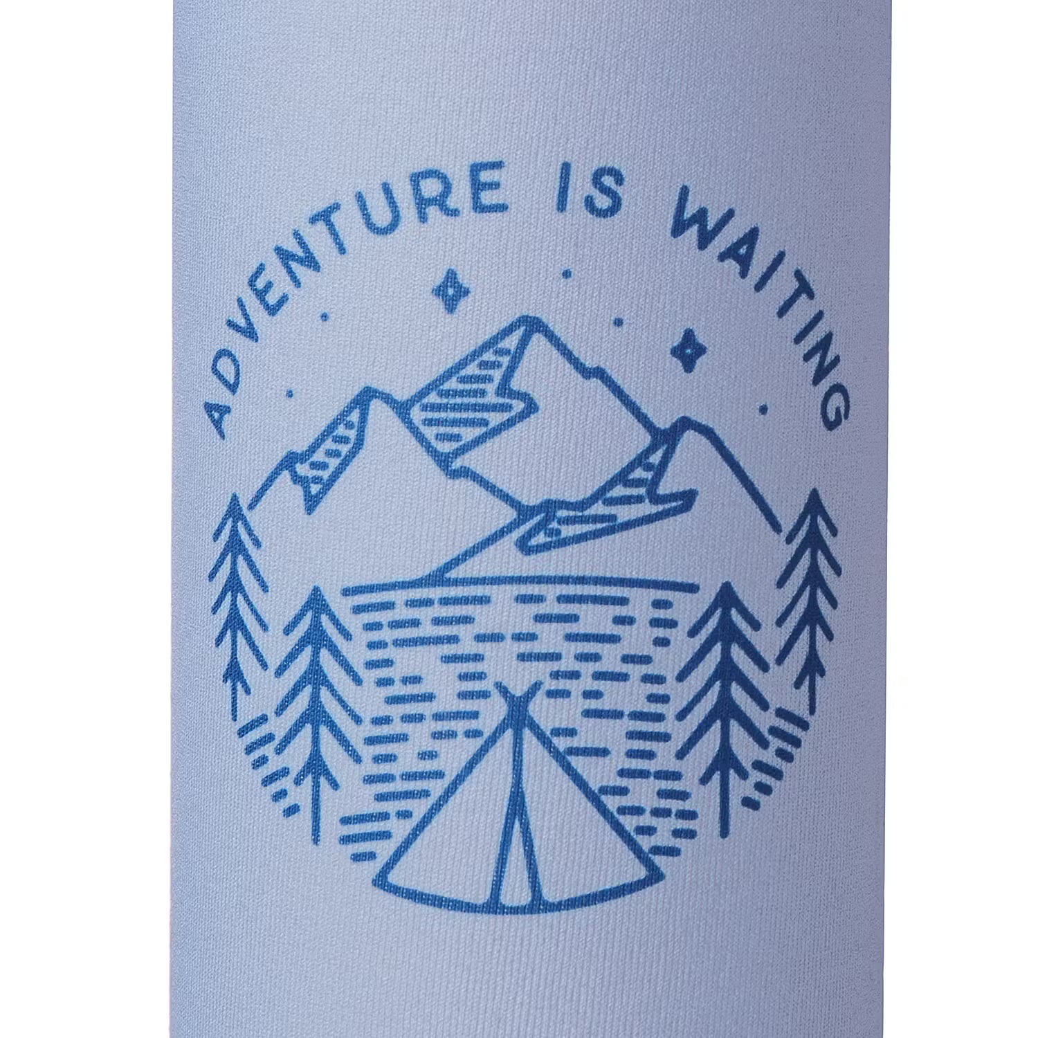 SMOOTHIE Trinkflasche Adventure - Borosilikatglas / Chloropren-Kautschuk - Blau