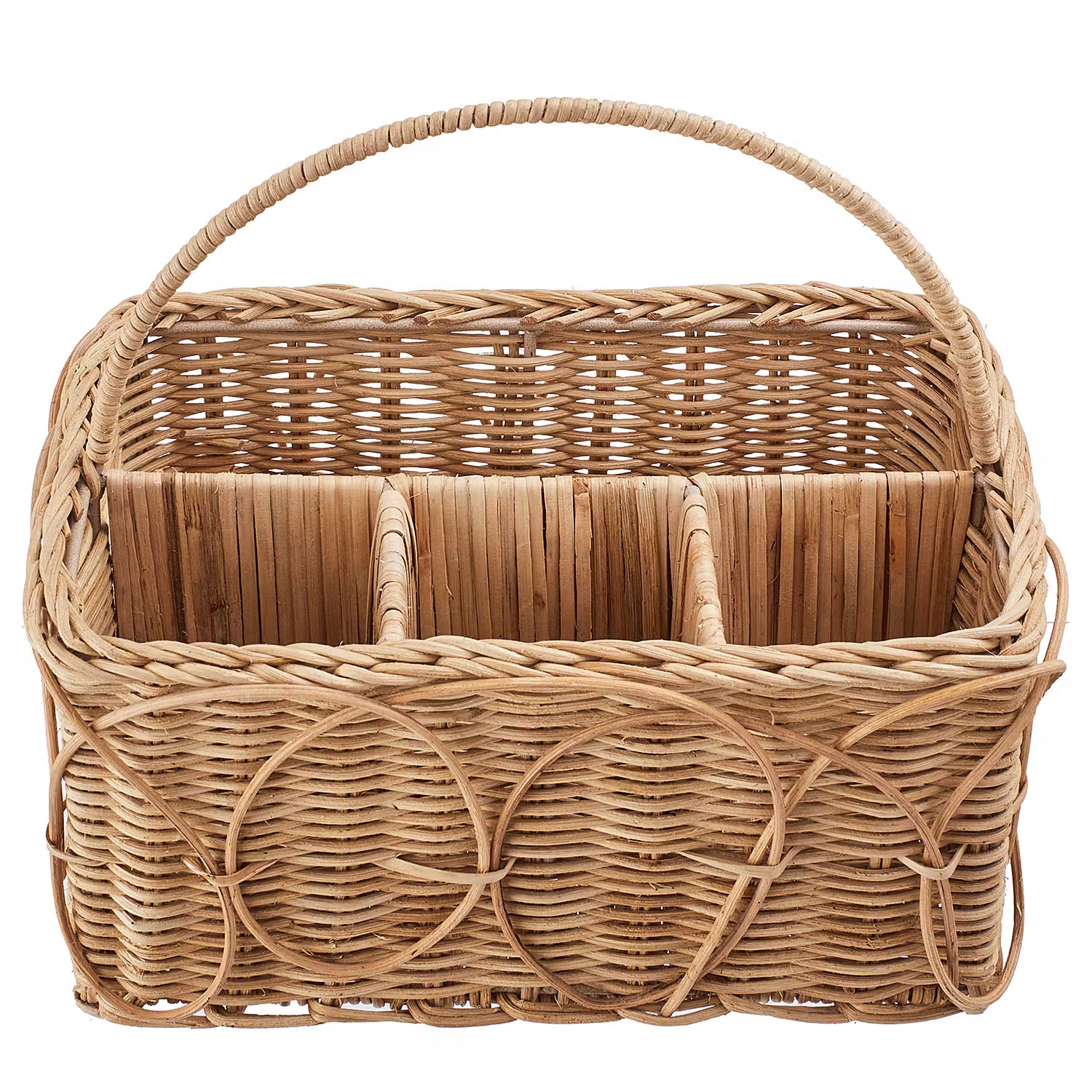 BOTANICAL Besteckkorb - Rattan / Metall - Natur