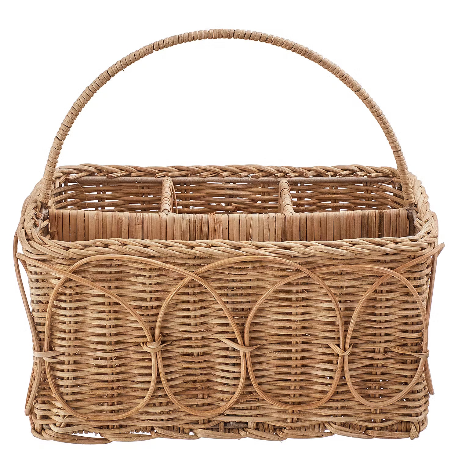 BOTANICAL Besteckkorb - Rattan / Metall - Natur