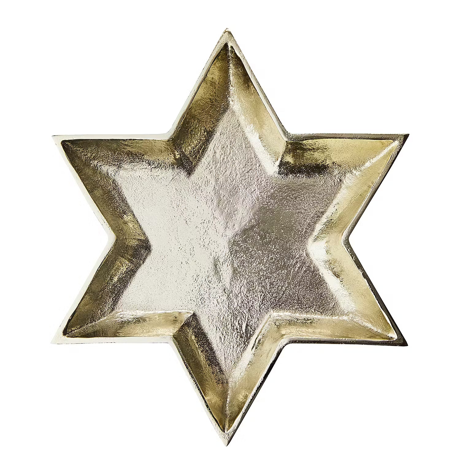 STARLET Deko-Schale - Aluminium - Gold - Durchmesser: 26 cm