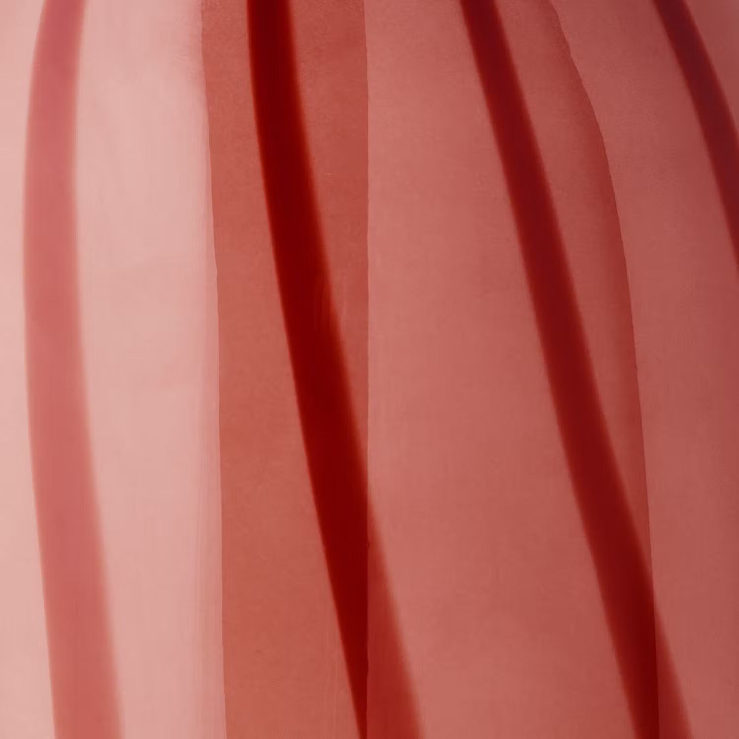 CANDY Vase Streifen - Glas - Rot