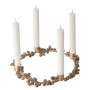 ARTS & CRAFTS Adventskranz - Eisen - Gold