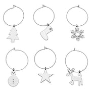 Stielglasmarker MY DRINK Xmas 6-teilig