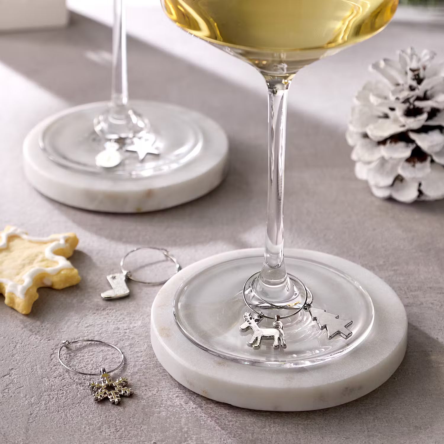 Stielglasmarker MY DRINK Xmas 6-teilig