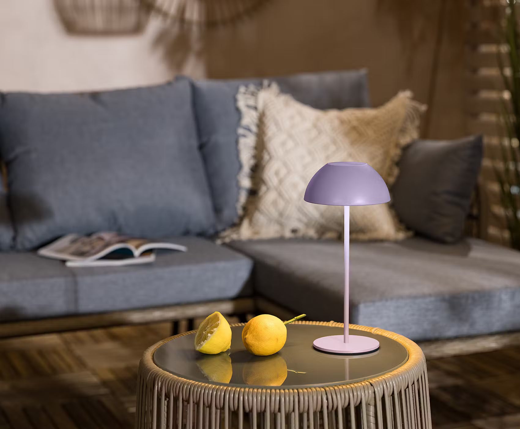 LIGHT UP Outdoorleuchte - Stahl / ABS - Violett