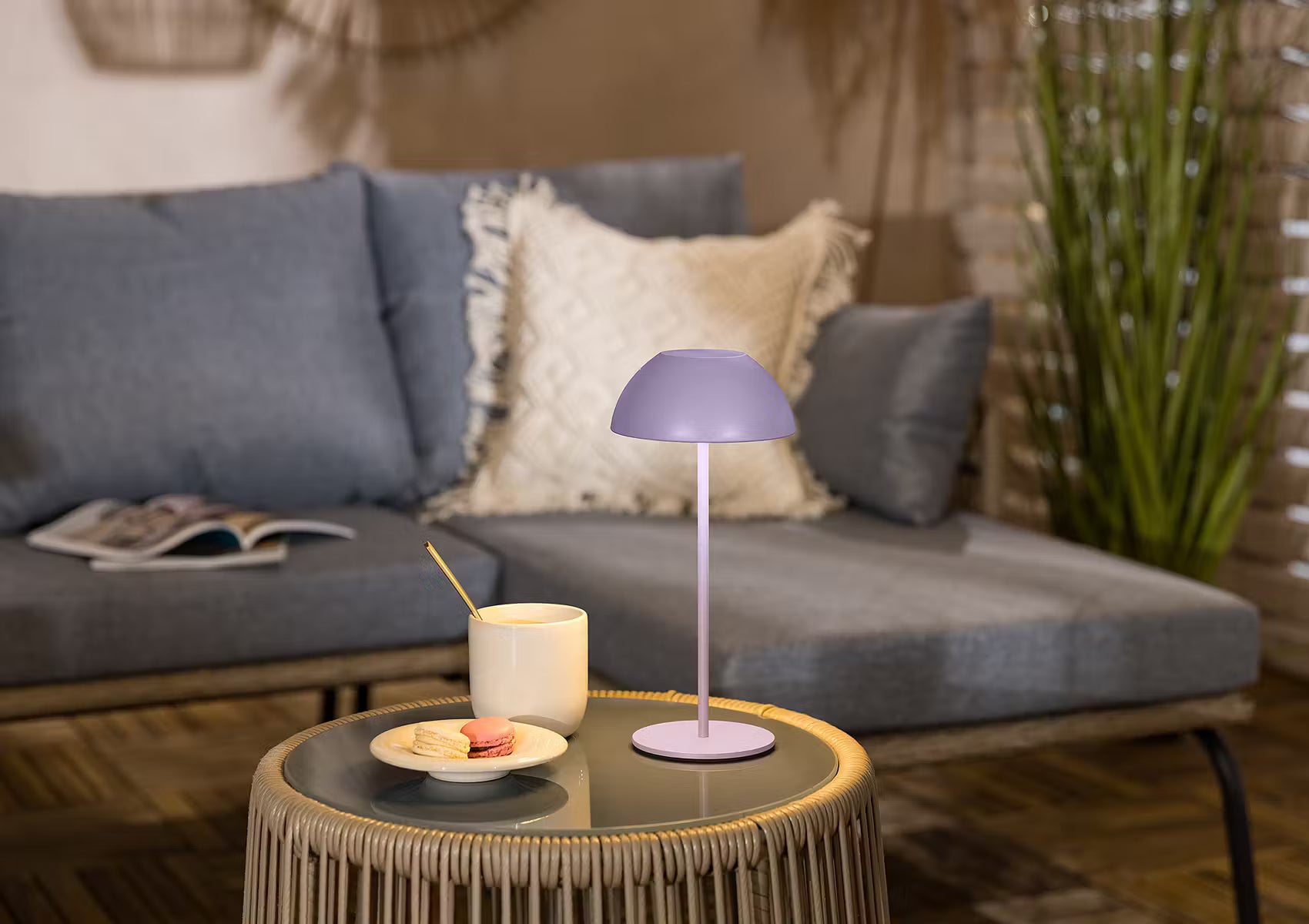LIGHT UP Outdoorleuchte - Stahl / ABS - Violett