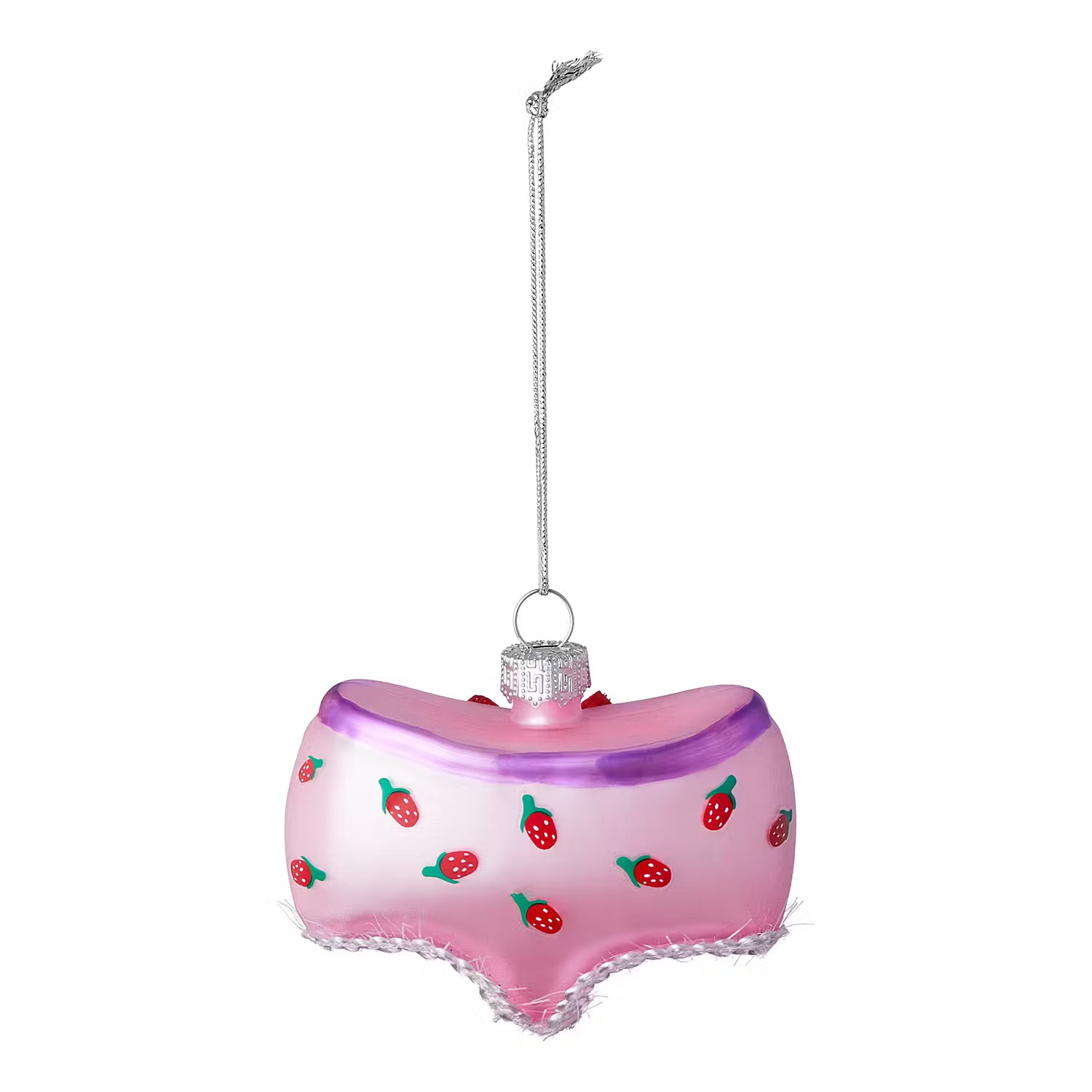 HANG ON Baumanhänger Panties - Glas - Rosa