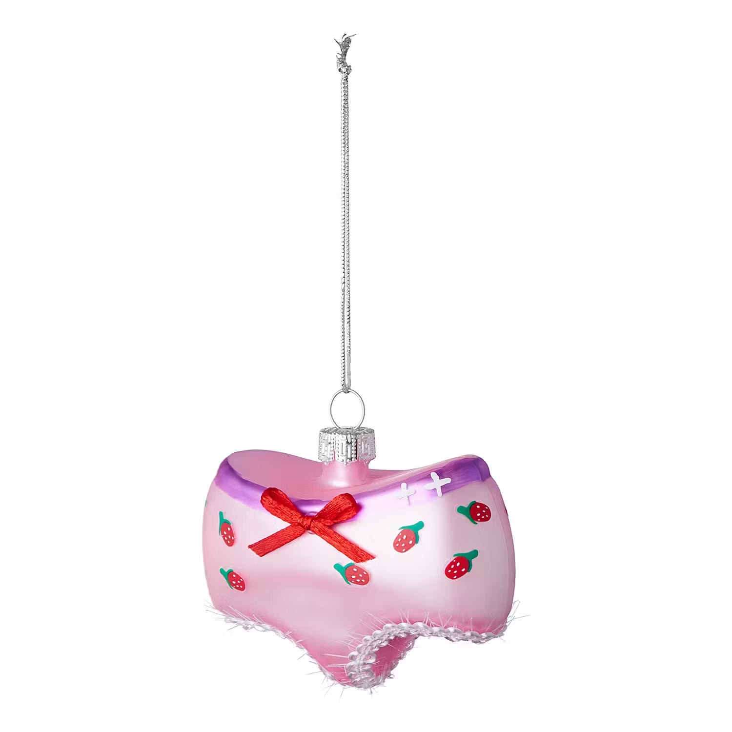 HANG ON Baumanhänger Panties - Glas - Rosa