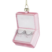 HANG ON Baumanhänger Wimpern - Glas - Rosa