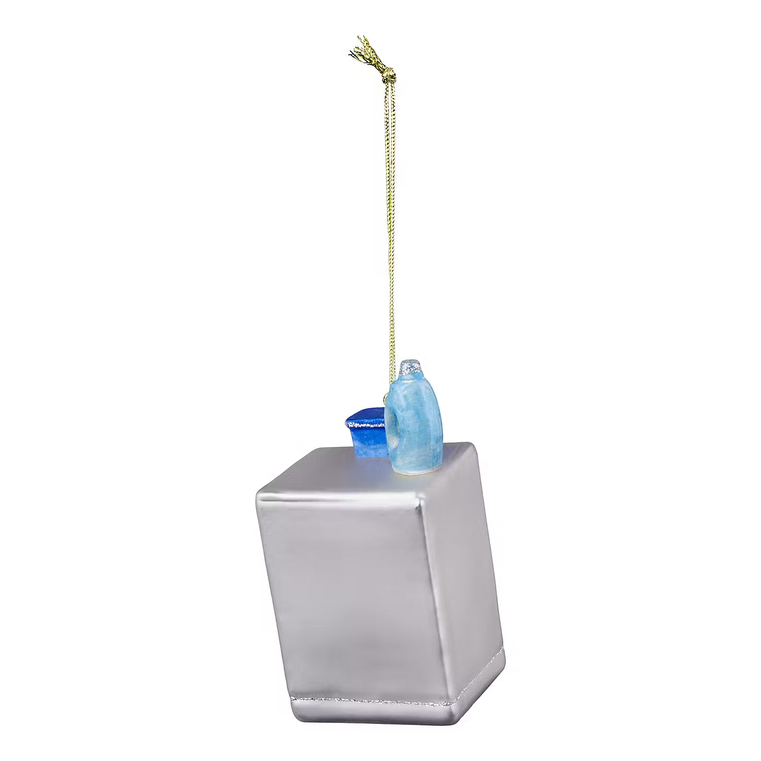 HANG ON Baumanhänger Waschmaschine - Glas - Silber