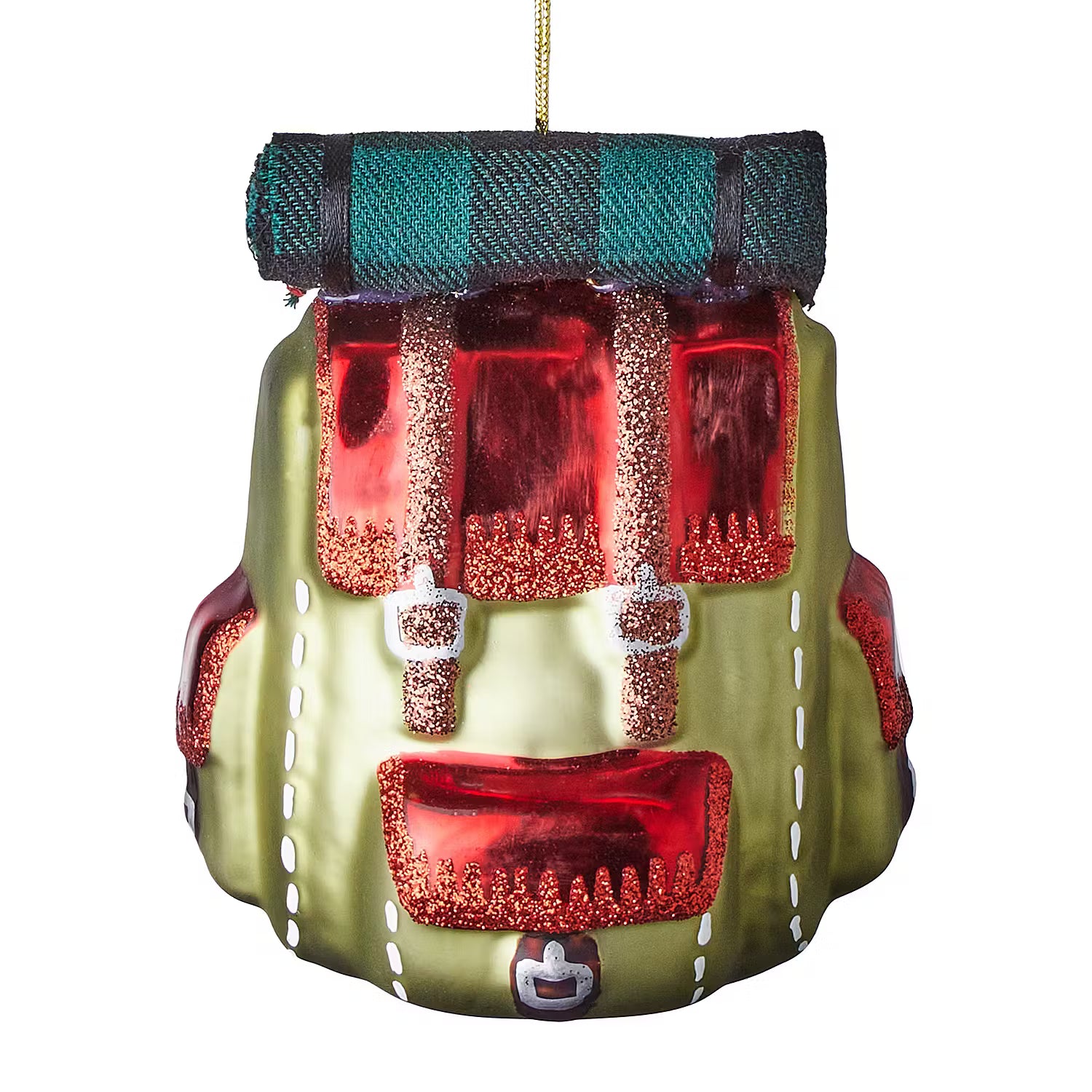 HANG ON Baumanhänger Wanderrucksack - Glas - Olivgrün