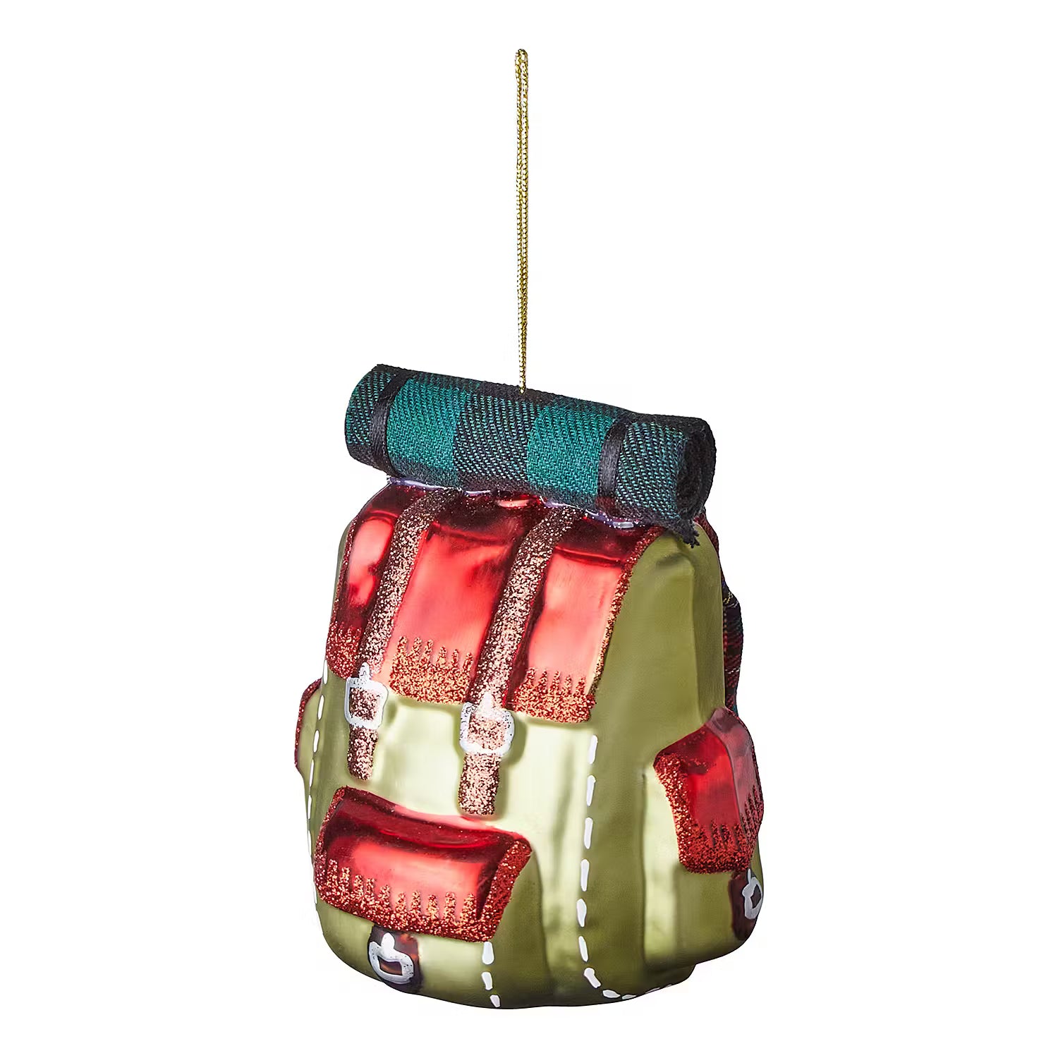 HANG ON Baumanhänger Wanderrucksack - Glas - Olivgrün
