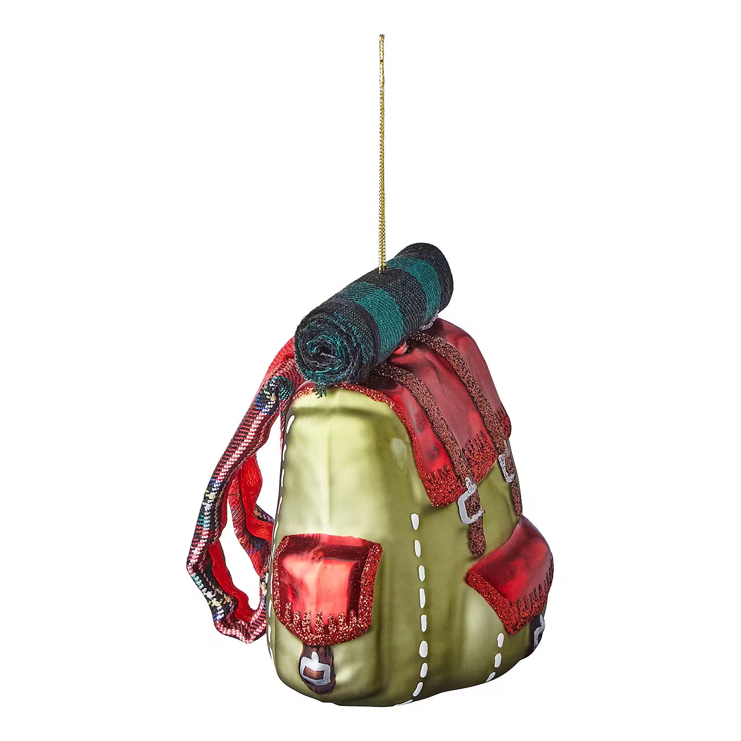 HANG ON Baumanhänger Wanderrucksack - Glas - Olivgrün