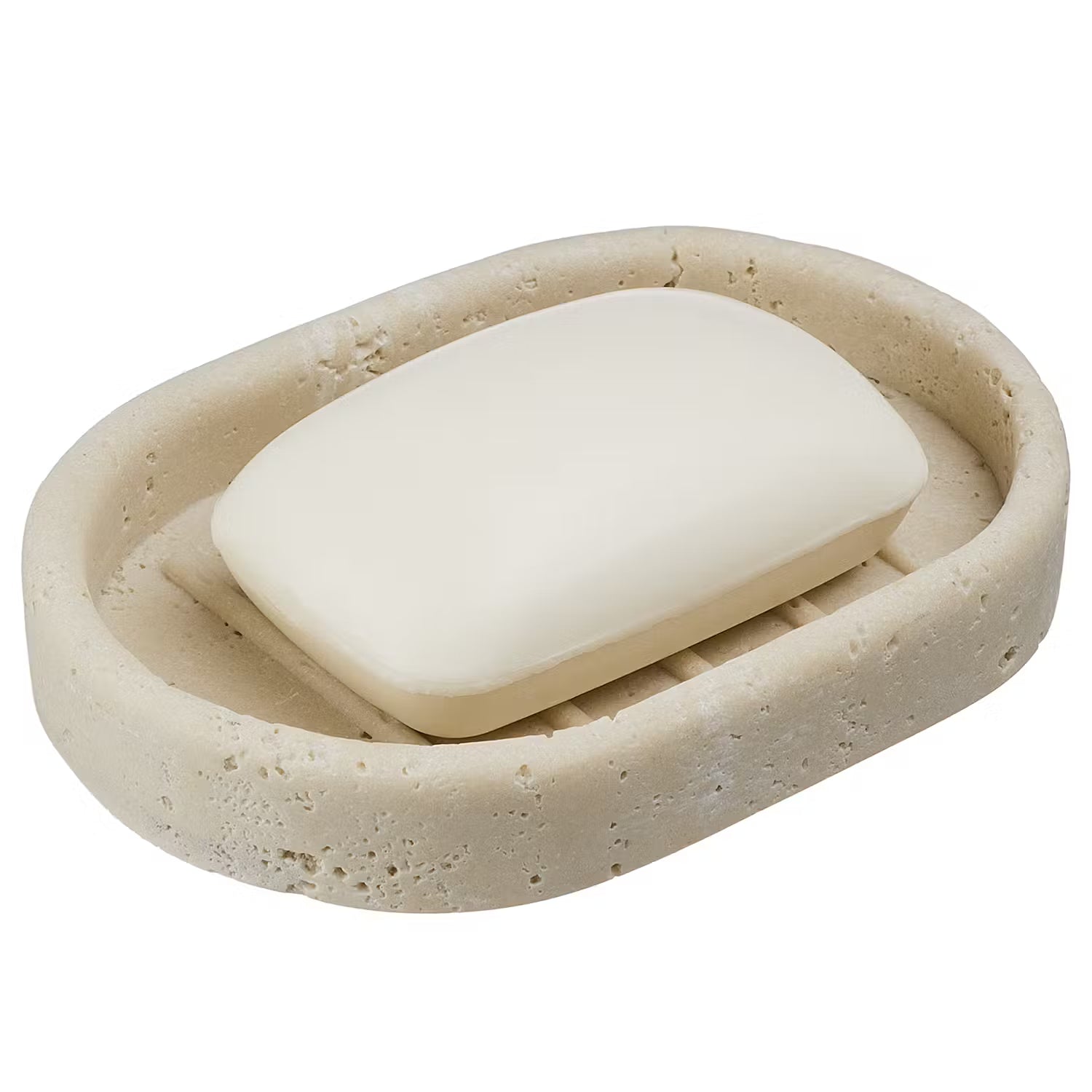 VERDON Seifenschale - Polyresin - Beige