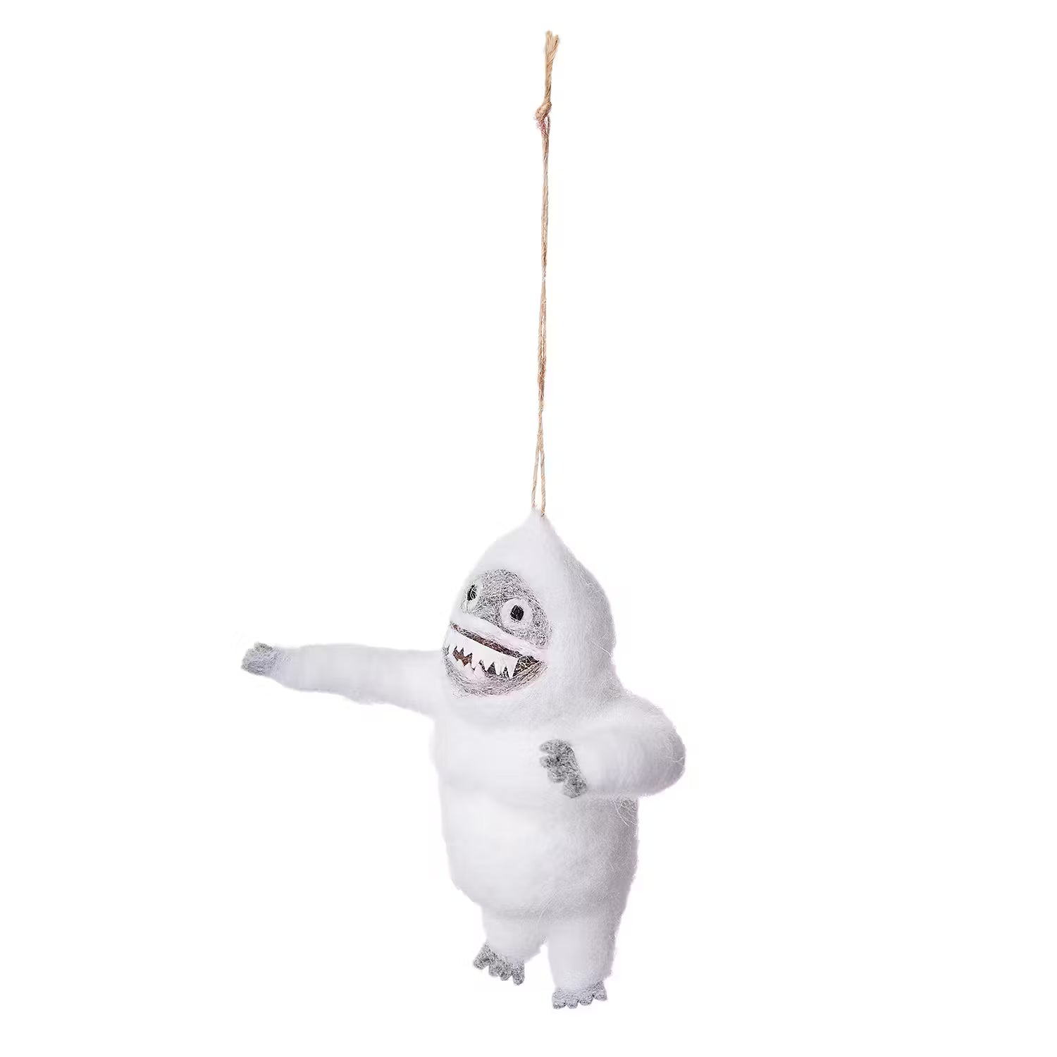 HANG ON Baumanhänger Yeti - Filz - Weiß