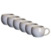 COTTAGE Espressotasse 6er-Set - Steinzeug - Hellblau