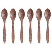 COCONUT Kokosnusslöffel 6er-Set - Kokosnuss - Braun