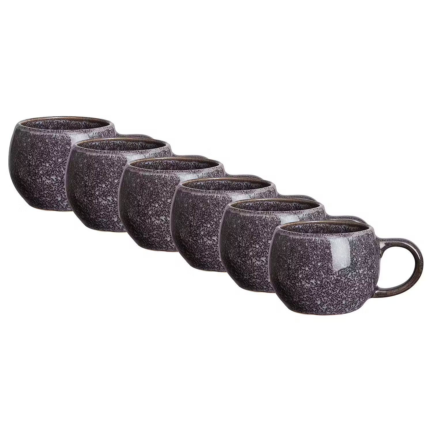 COTTAGE Espressotasse 6er-Set - Steinzeug - Dunkelblau