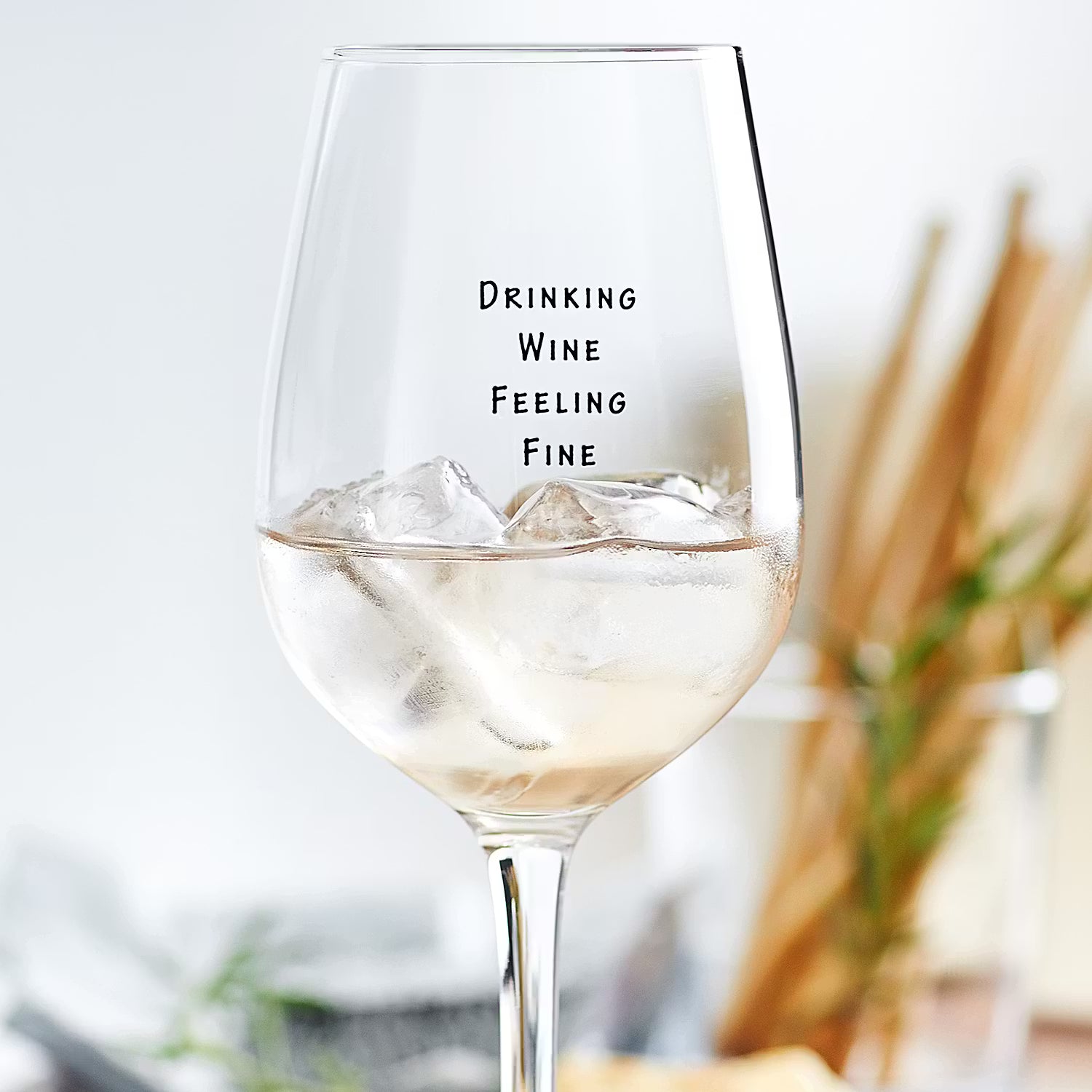 HAPPY HOUR Weinglas Feel Fine 6er-Set - Glas - Transparent