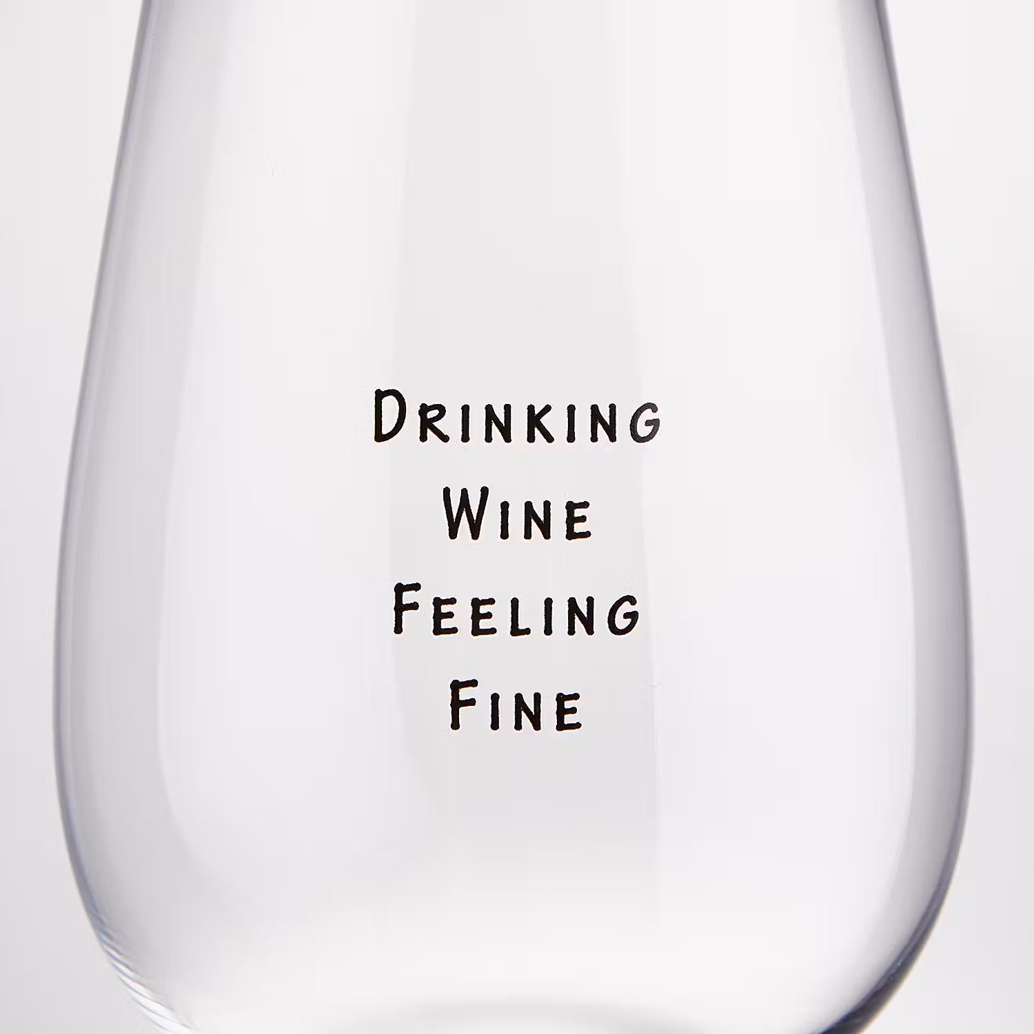 HAPPY HOUR Weinglas Feel Fine 6er-Set - Glas - Transparent