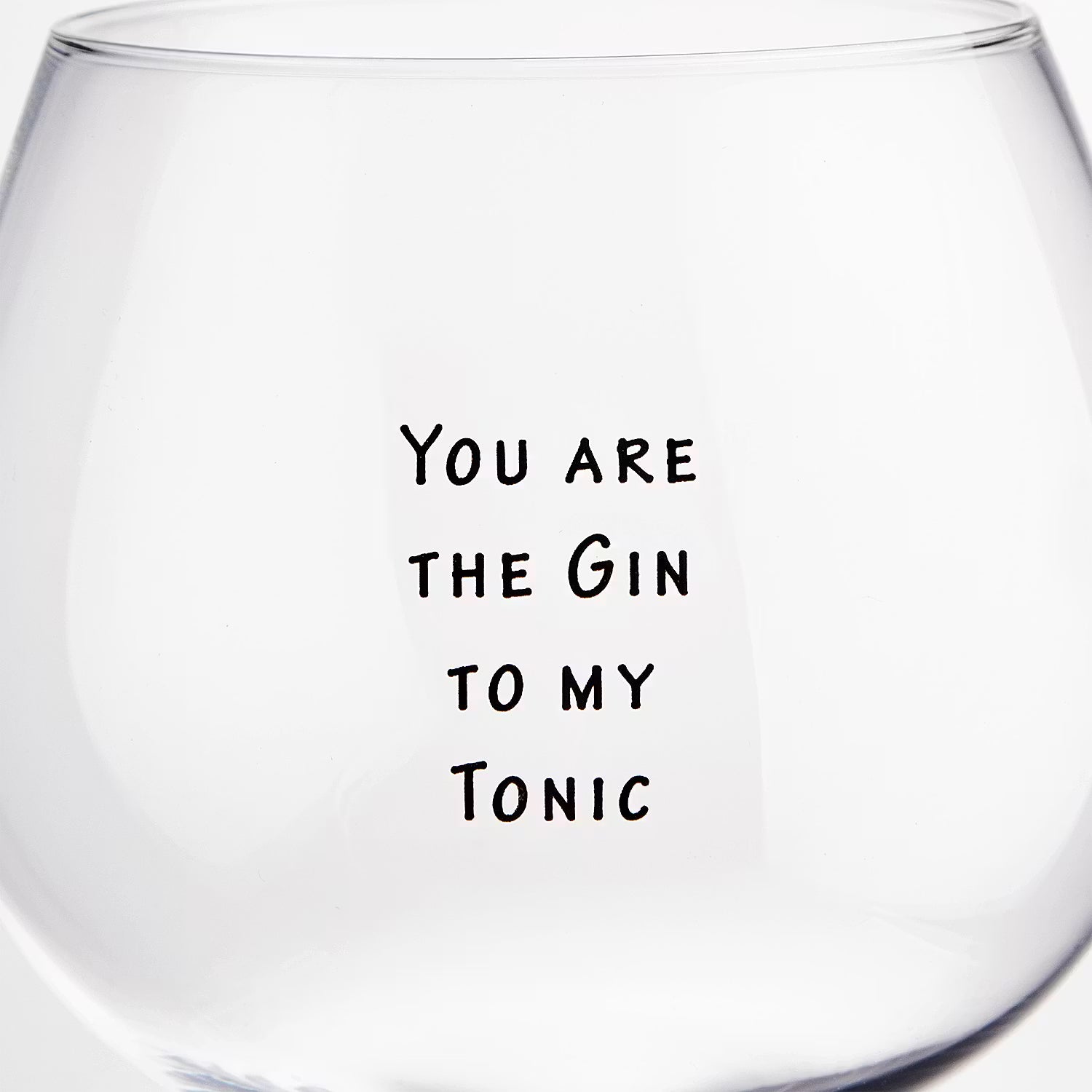 HAPPY HOUR Ginglas My Gin 6er-Set - Glas - Transparent