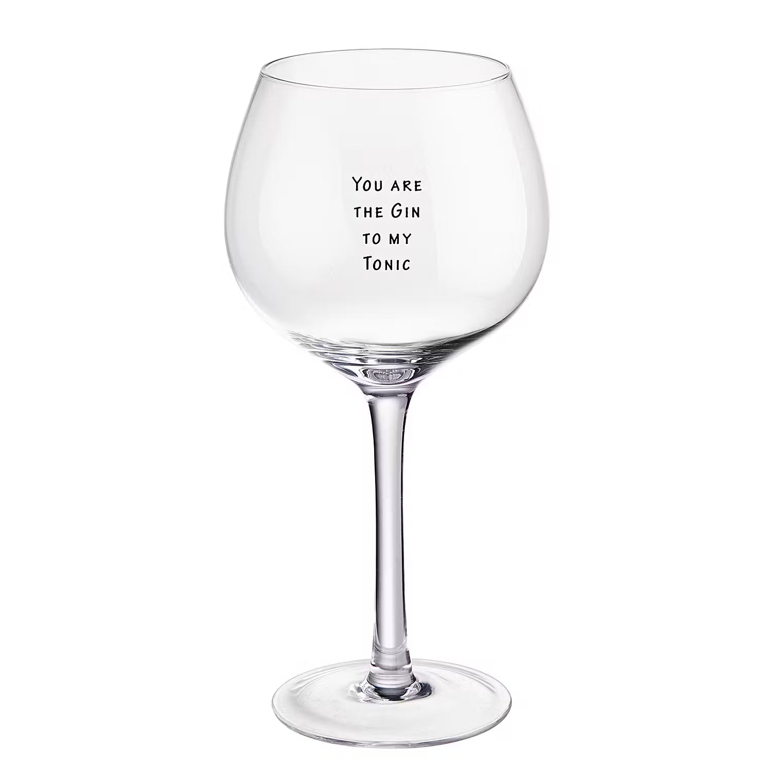 HAPPY HOUR Ginglas My Gin 6er-Set - Glas - Transparent