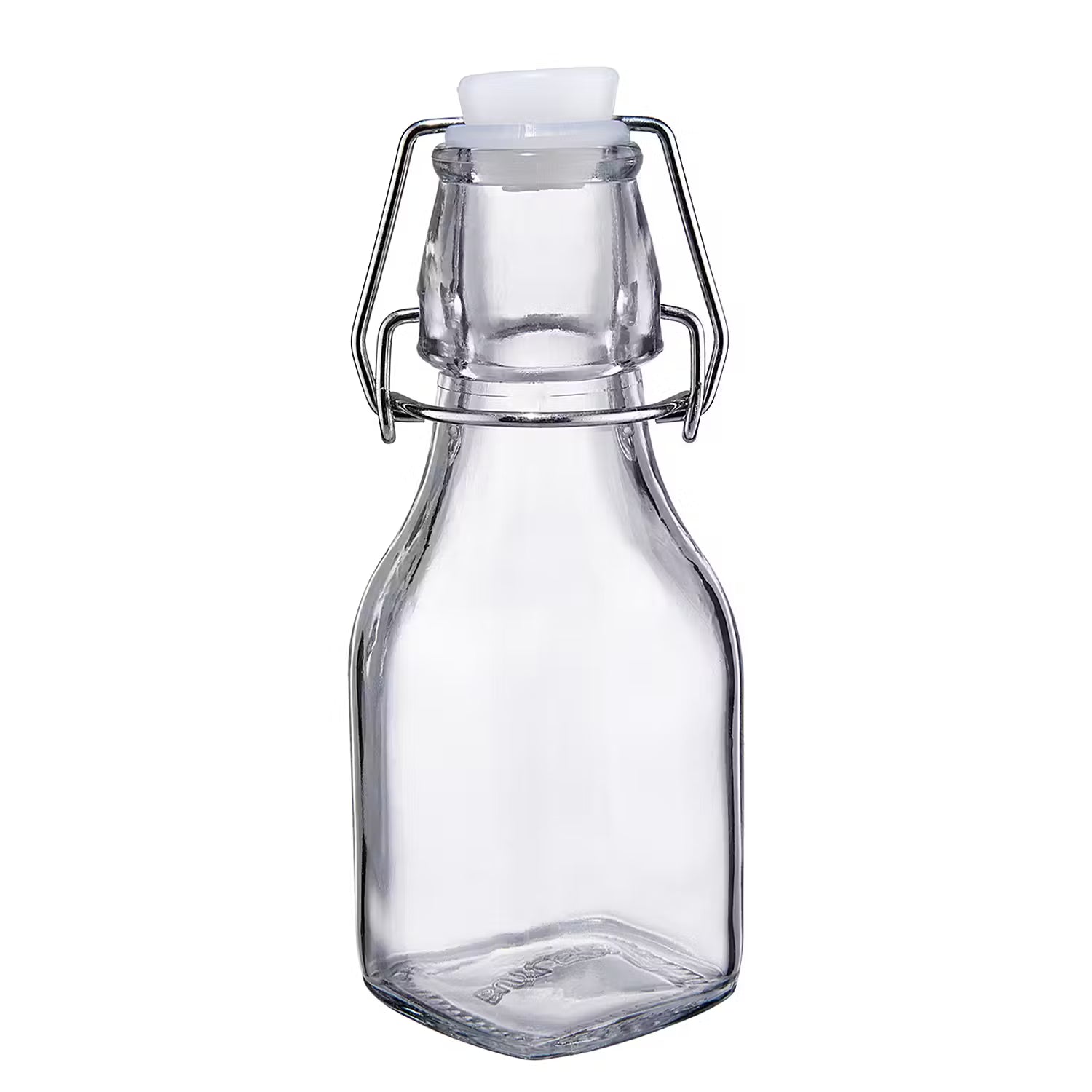 SWING Flasche 6er-Set - Glas / Edelstahl / Kunststoff - Transparent - Fassungsvermögen: 0.12 L