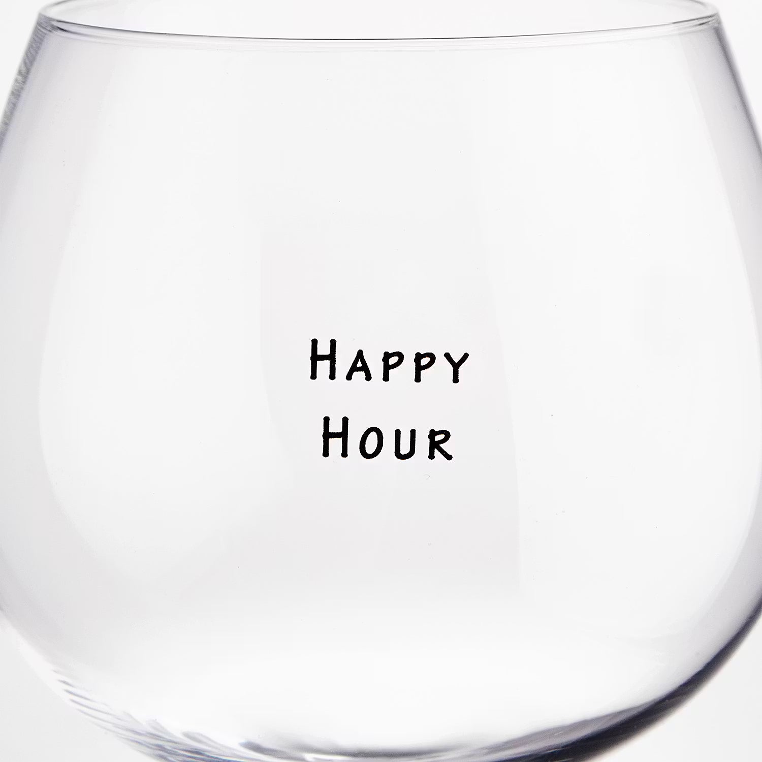 HAPPY HOUR Ginglas 6er-Set - Glas - Transparent