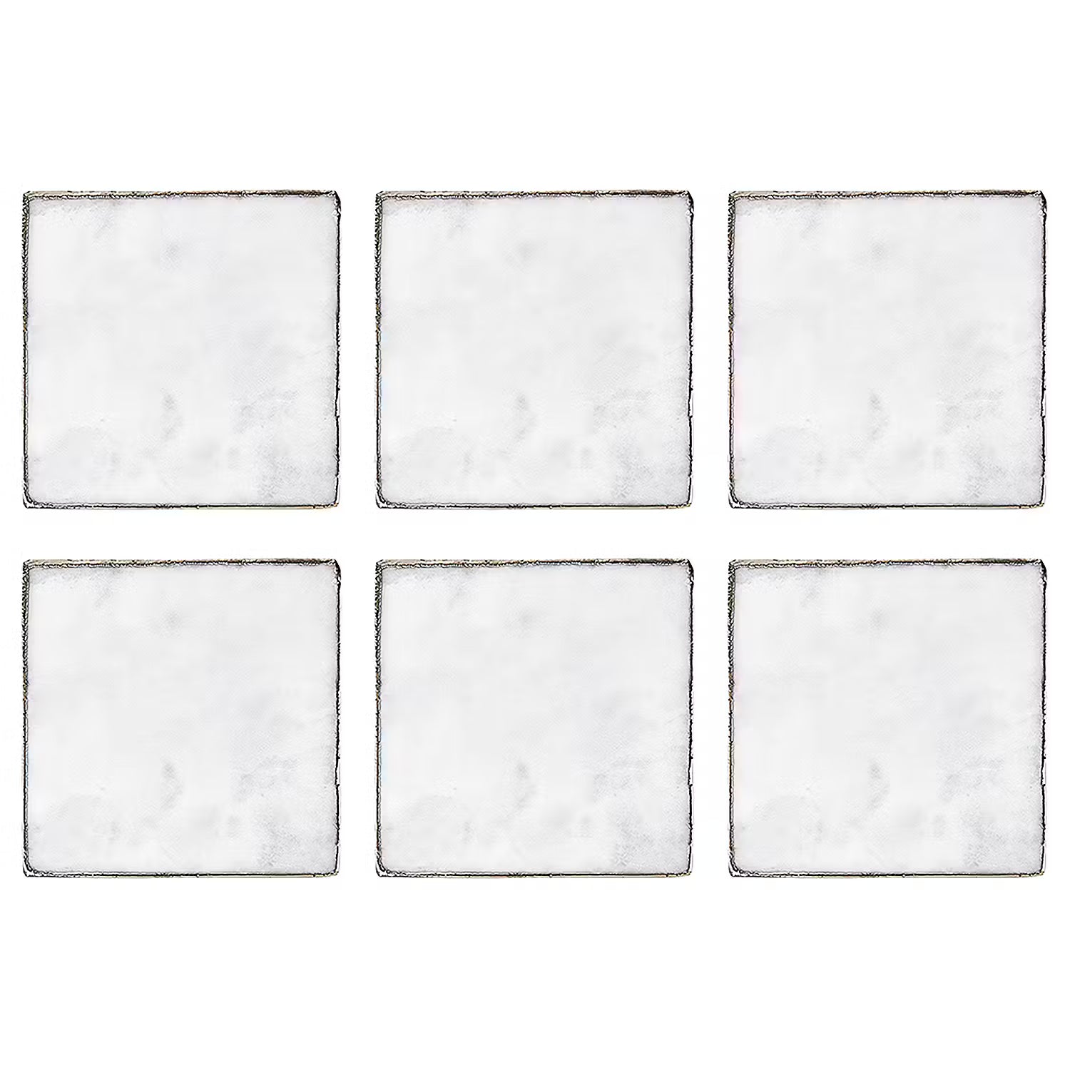 MARBLE Untersetzer 4er-Set - Marmor - Weiß