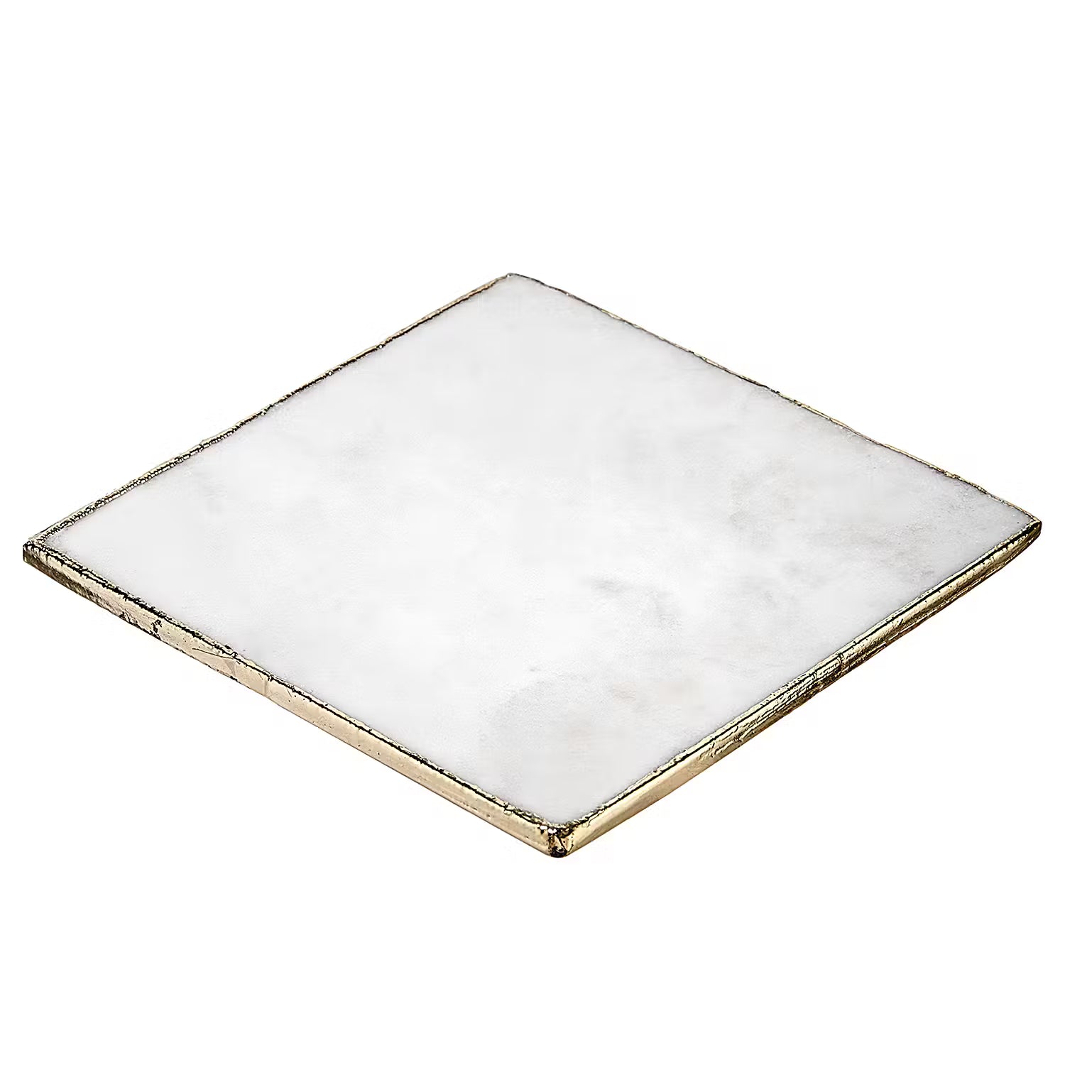 MARBLE Untersetzer 4er-Set - Marmor - Weiß