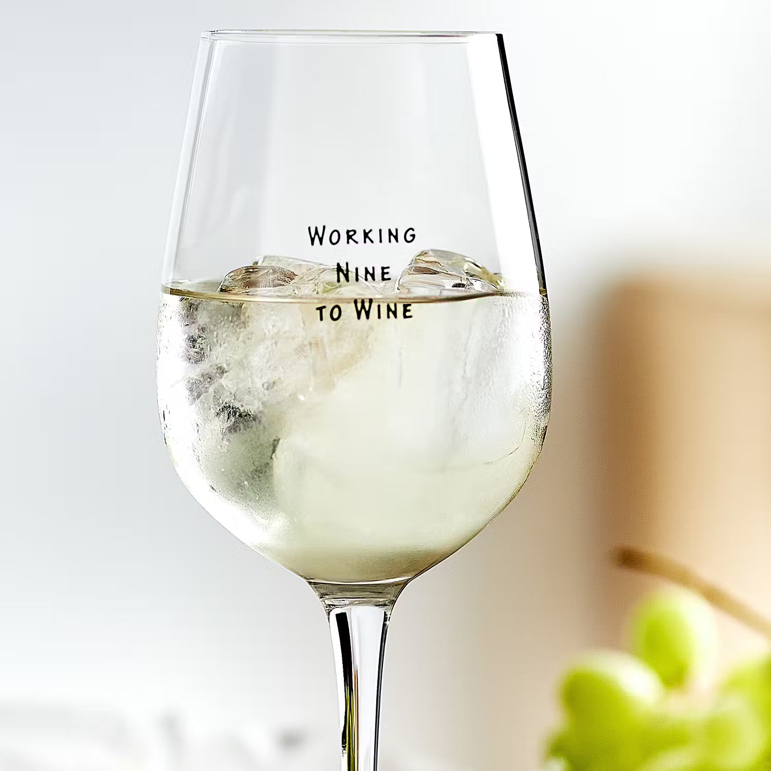 HAPPY HOUR Weinglas Nine to Wine 6er-Set - Glas - Transparent
