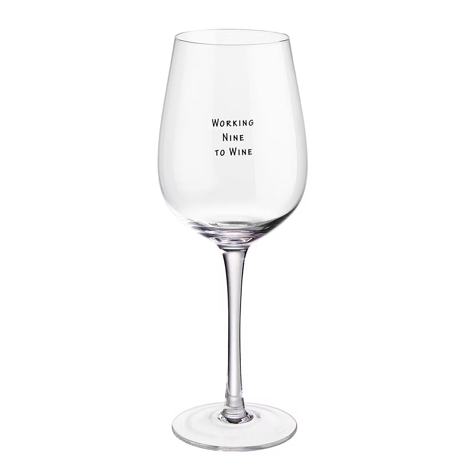 HAPPY HOUR Weinglas Nine to Wine 6er-Set - Glas - Transparent